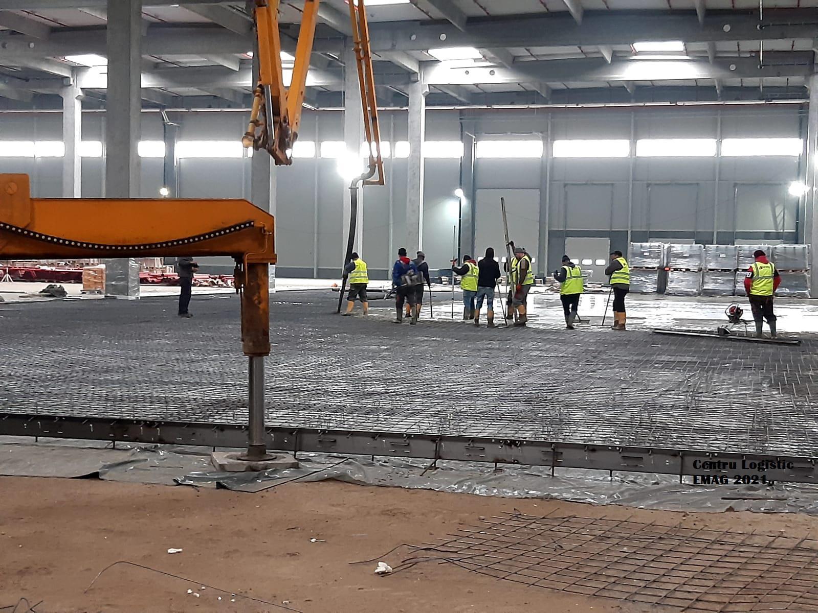 Lucrare de turnare și finisare beton executată de MLD Beton